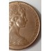 AUSTRALIA 1969 . TWO 2 CENTS COIN . ERROR . SOFT STAMPING IN THE LEGEND
